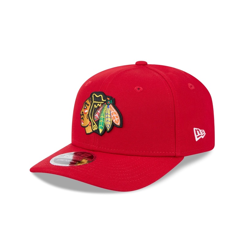 Chicago Blackhawks Red 9SEVENTY Stretch-Snap Hat One Size