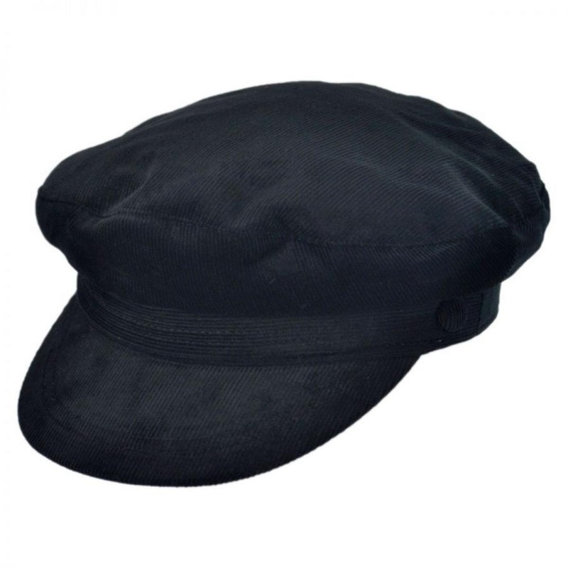 Corduroy Fiddler’s Cap BLACK S