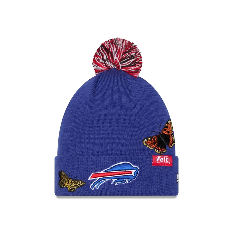 FELT x Buffalo Bills Pom Knit Hat One Size