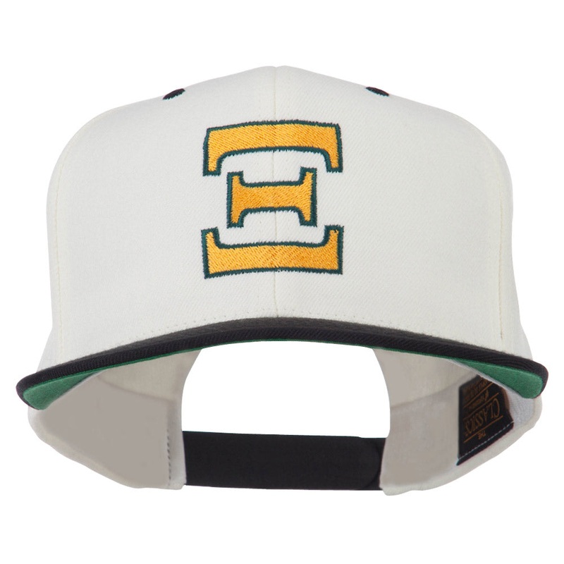 Greek Alphabet Xi Embroidered Classic Two Tone Cap Natural Black One Size