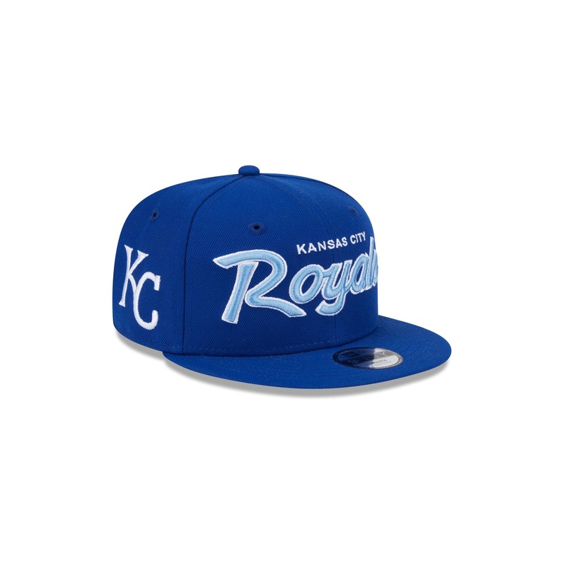 Kansas City Royals Script Kids 9FIFTY Snapback Hat One Size