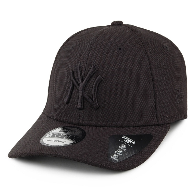 New Era 9FORTY New York Yankees Baseball Cap – MLB Diamond Era – Black Adjustable