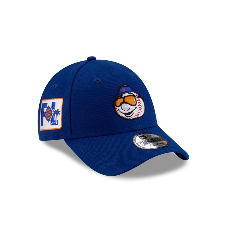 New York Mets Mr. Met Royal Blue 9FORTY Adjustable Hat One Size