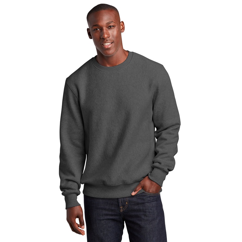Sport-Tek F280 Super Heavyweight Crewneck Sweatshirt Athletic Heather XS