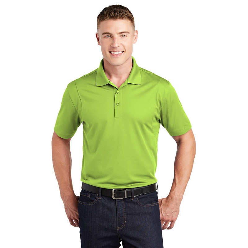 Sport-Tek ST650 Micropique Sport-Wick Polo – Lime Shock Lime Shock XS