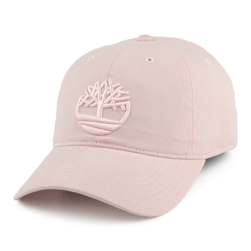 Timberland Hats Soundview Cotton Canvas Baseball Cap – Rose Adjustable