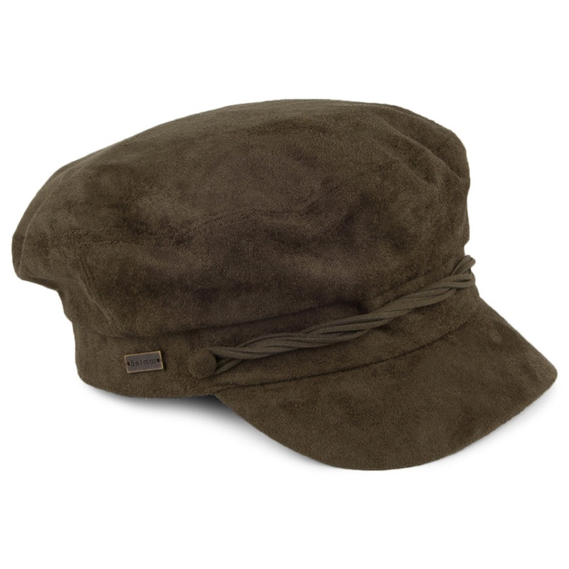 Betmar Hats Lieutenant Fisherman Cap – Olive 1-Size