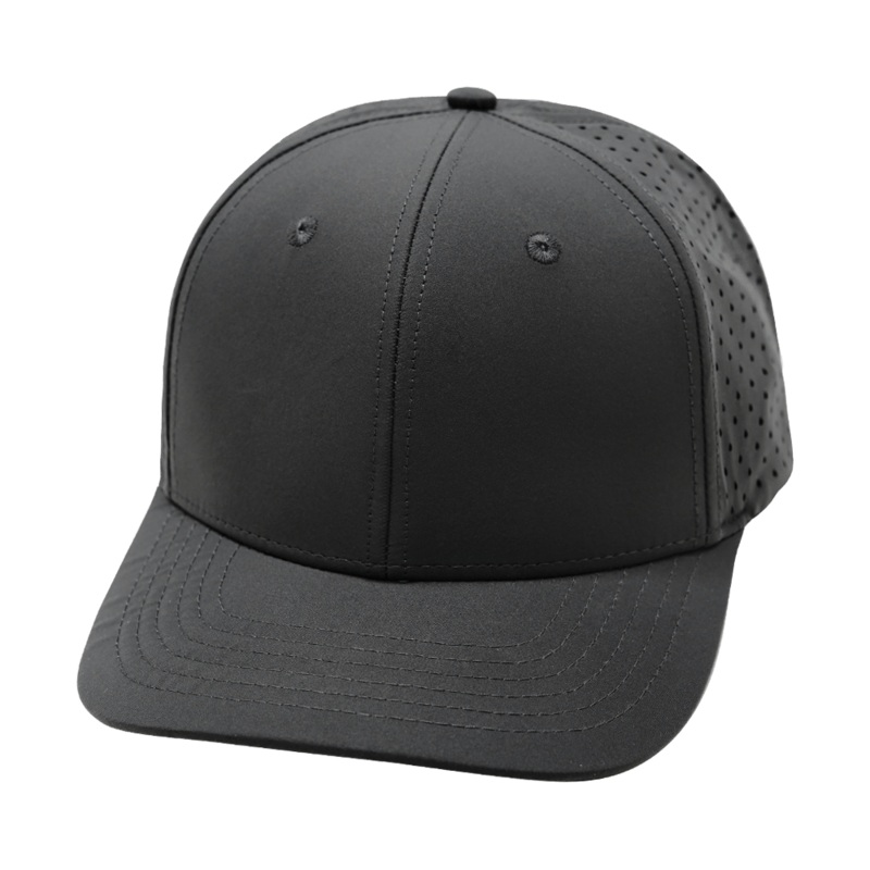 Blank – 6 Panel – Charcoal (Unisex) – Laser Mesh