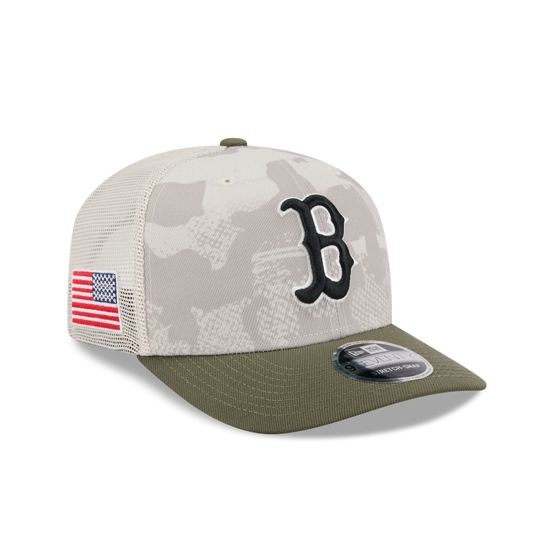 Boston Red Sox Armed Forces Day 2025 9SEVENTY Trucker Hat One Size