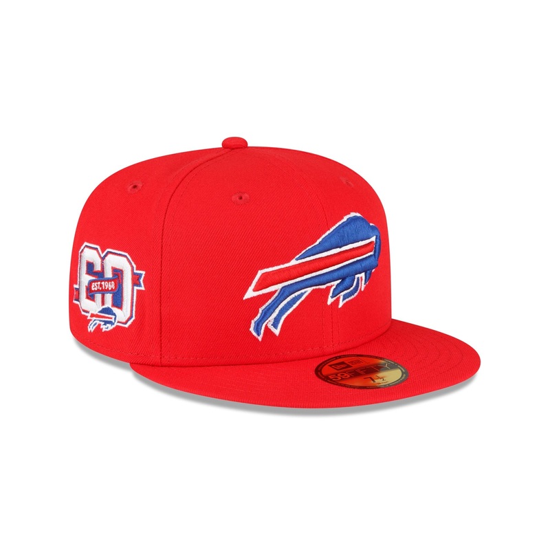 Buffalo Bills Red 59FIFTY Fitted Hat 7