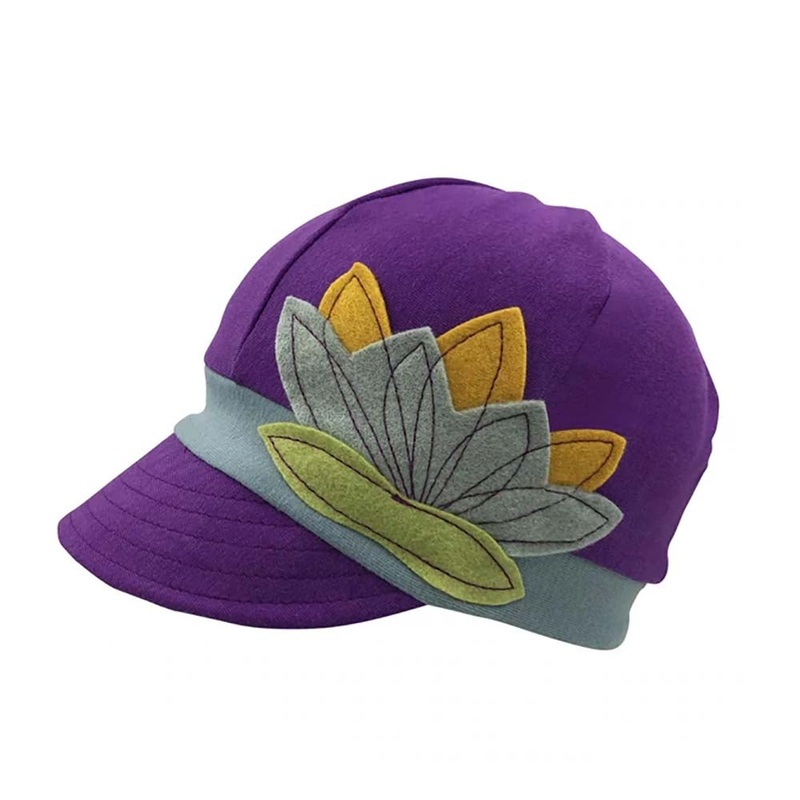 Eco Weekender Soft Jersey Cap – Flipside Hats for Healing Purple OS (56-59 cm)