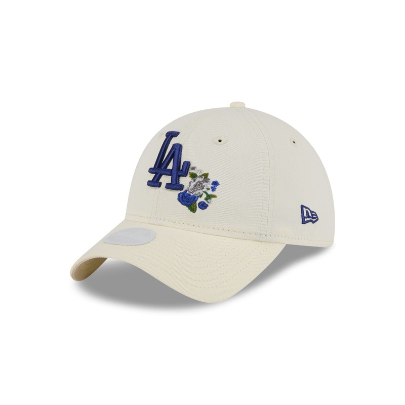 Los Angeles Dodgers Women’s Floral Stitch 9TWENTY Adjustable Hat One Size