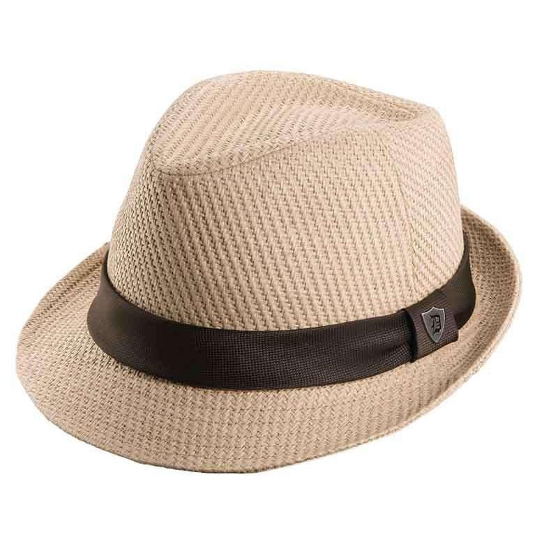 Matte Toyo Fedora Hat – Dorfman Pacific Hats Natural Medium