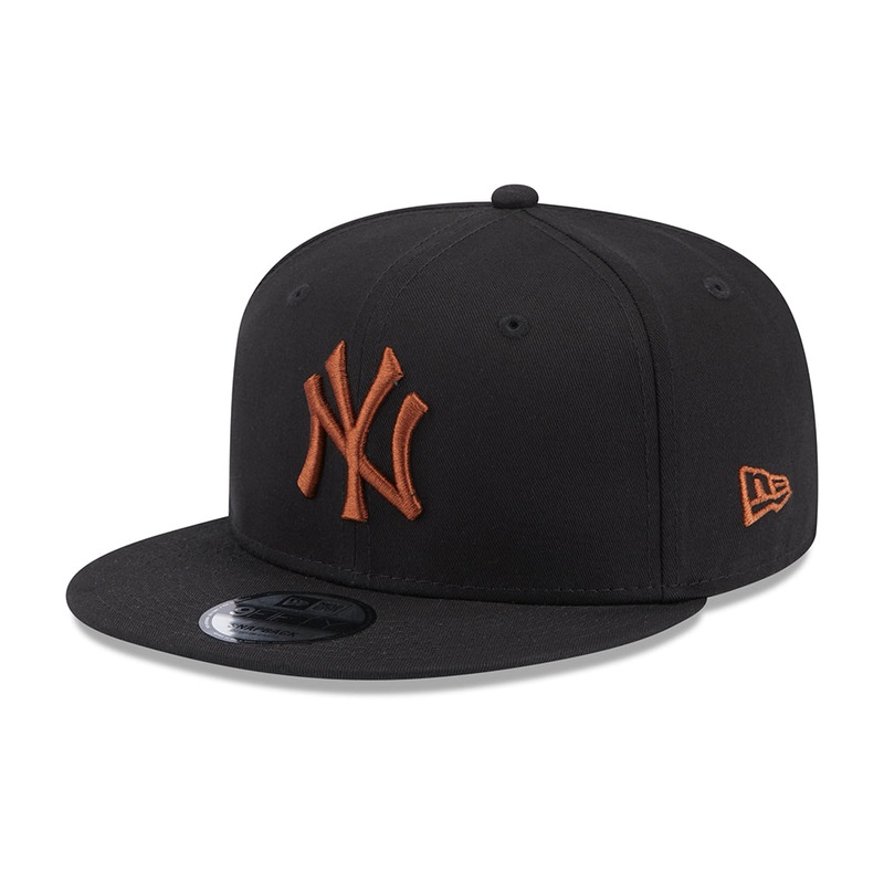 New Era 9FIFTY New York Yankees Snapback Cap – MLB League Essential – Black-Toffee Small/Medium