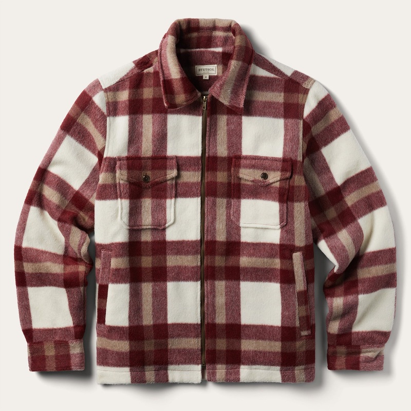 Plaid Lined Jac-Shirt Red S