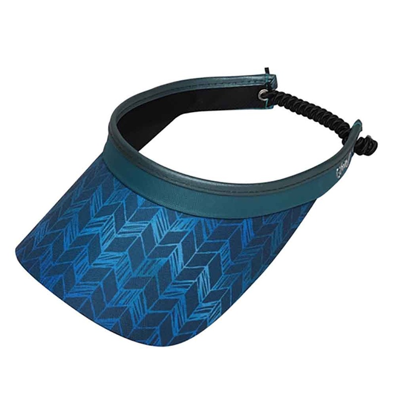 Teal Chevron Golf Sun Visor with Coil Lace – Glove It Visors Teal