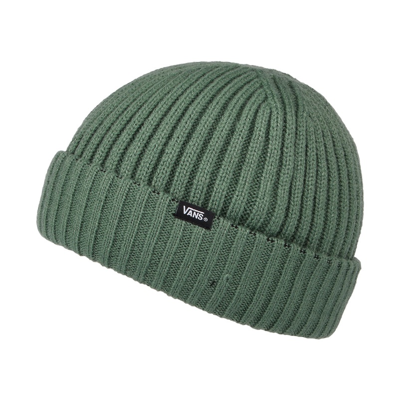 Vans Hats Shallow Cuff Beanie Hat – Green 1-Size