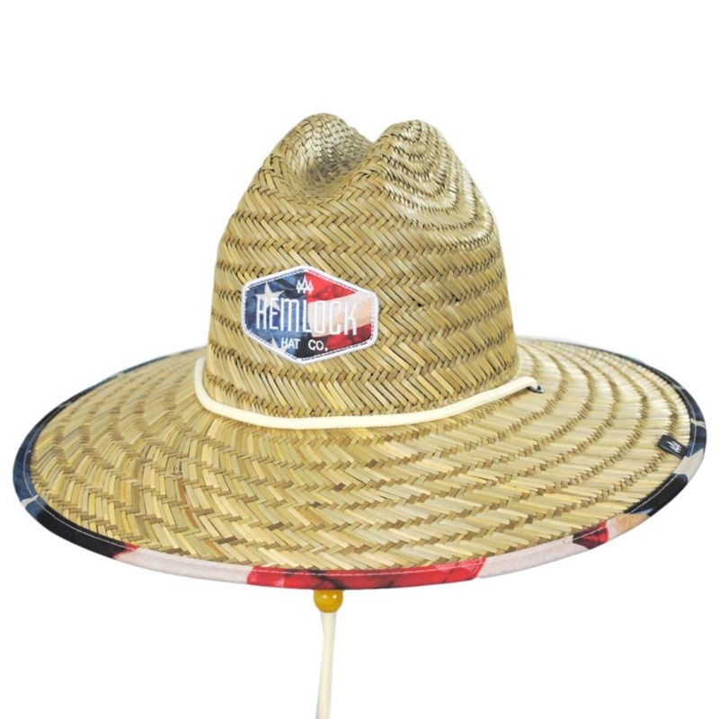 Youth Brave Straw Lifeguard Hat TAN YOUTH