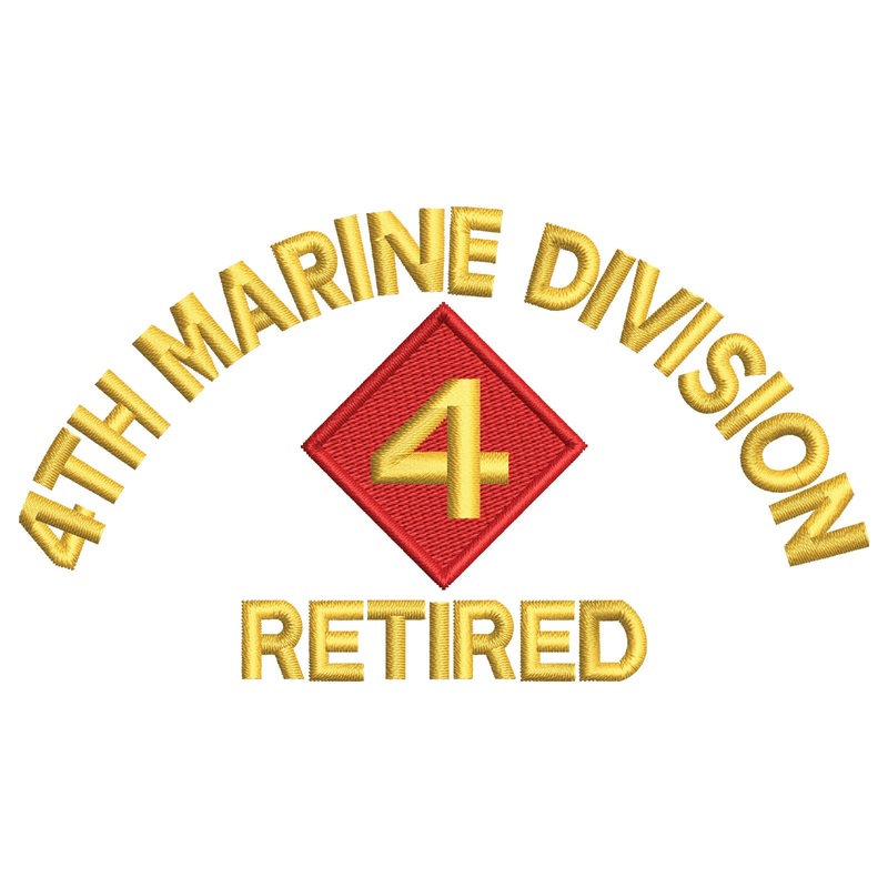 4th Marine Division Retired 4th Marine Division Retired One Size