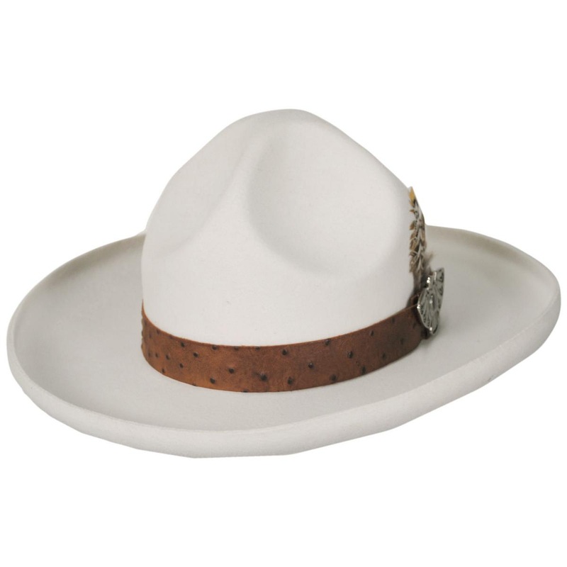 Echo Wool Felt Mounty Hat WHISPER 6 7/8