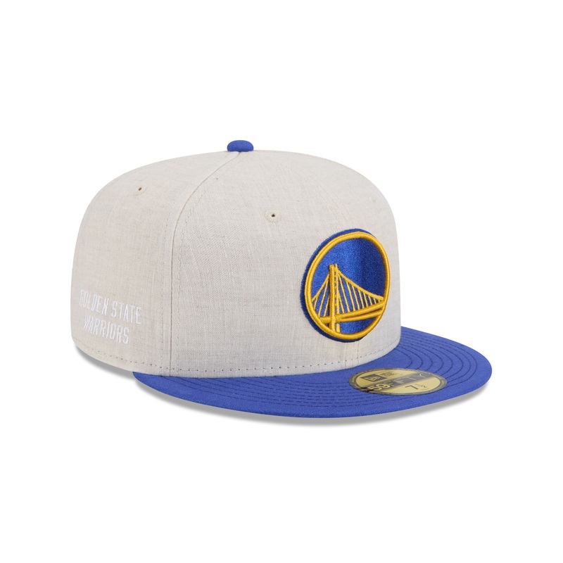 Golden State Warriors Linen 59FIFTY Fitted Hat 7