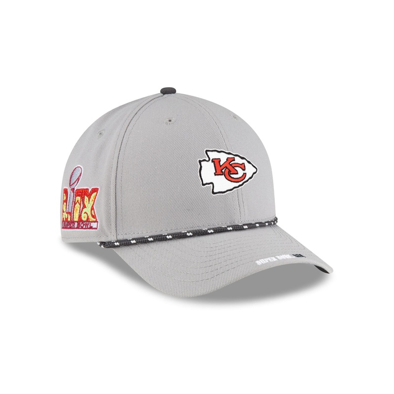 Kansas City Chiefs Super Bowl LIX Sideline 9FORTY M-Crown Snapback Hat One Size