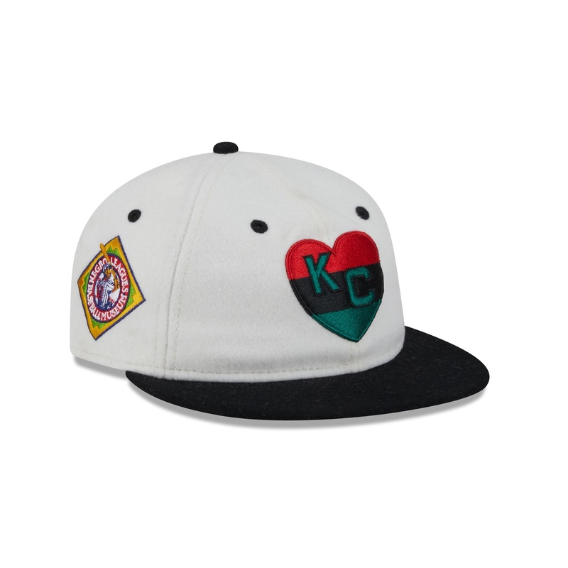 Kansas City Monarchs Tri Color Retro Crown 9FIFTY Snapback Hat One Size