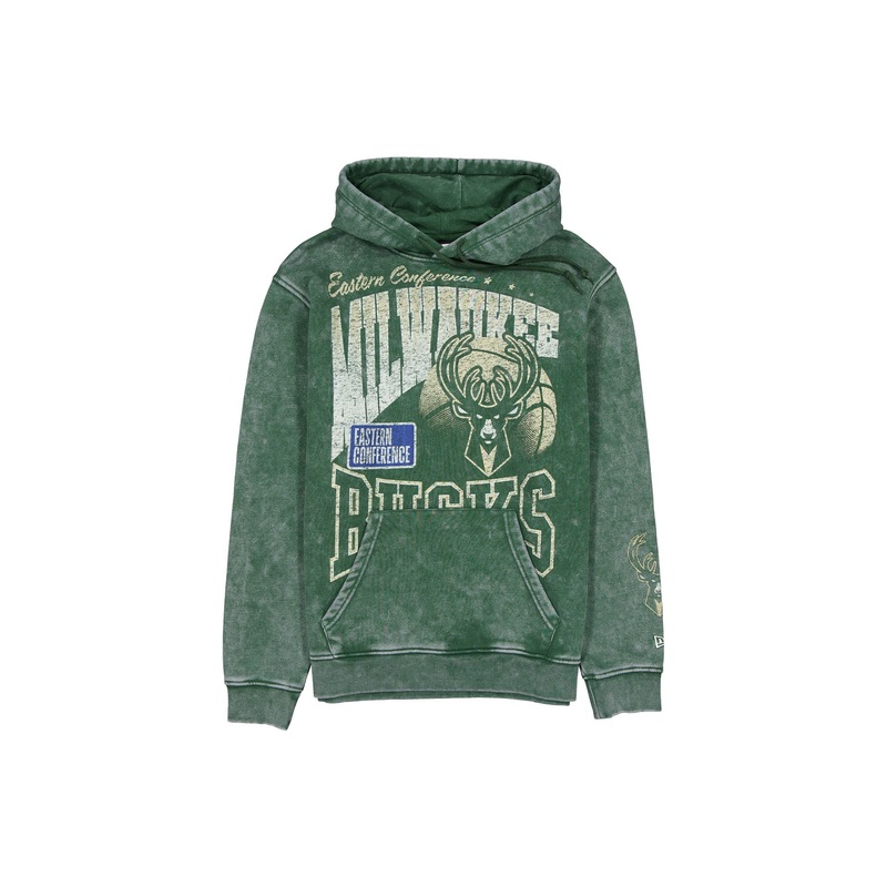 Milwaukee Bucks Sport Classics Washed Hoodie S