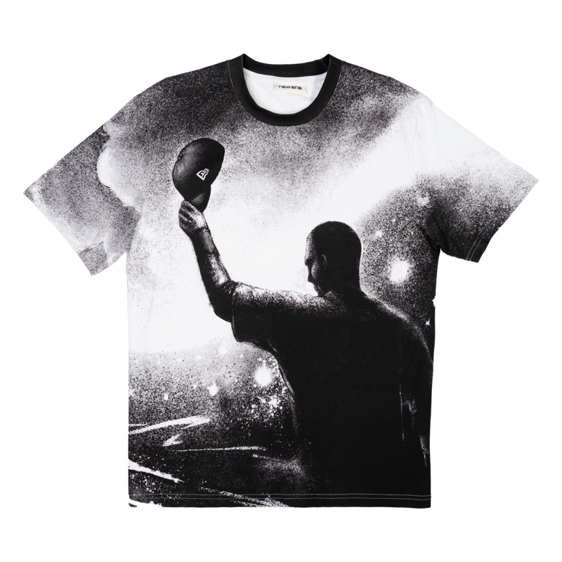 New Era Branded Curtain Call Optic White T-Shirt S