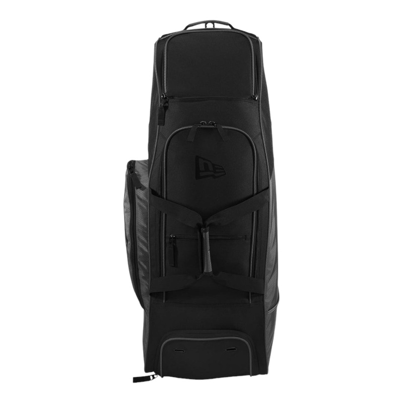 New Era NEB701 Shutout Wheeled Bat Bag Graphite/Black