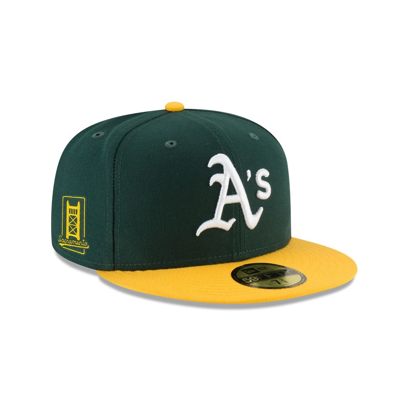 Athletics in Sacramento Sidepatch Home 59FIFTY Fitted Hat 7