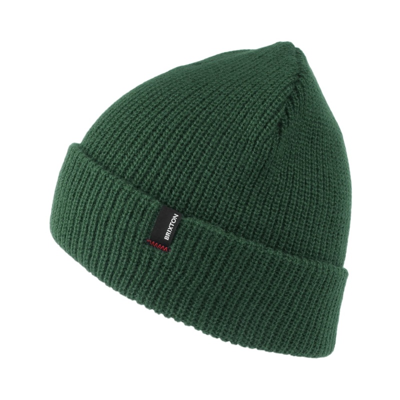 Brixton Hats Heist Cuffed Beanie Hat – Forest 1-Size