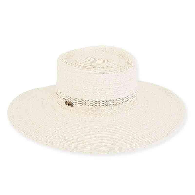 Emma Large Brim Bolero Sun Hat – Sun ‘N’ Sand Hats Grey Medium (57 cm)