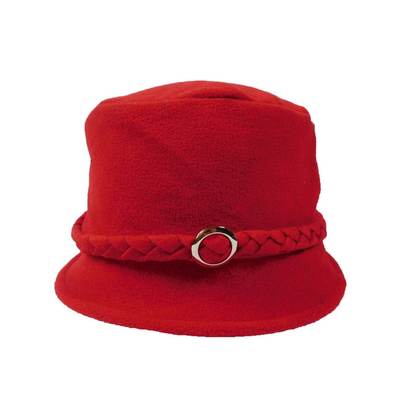 Fleece Hat with Belt Loop Black