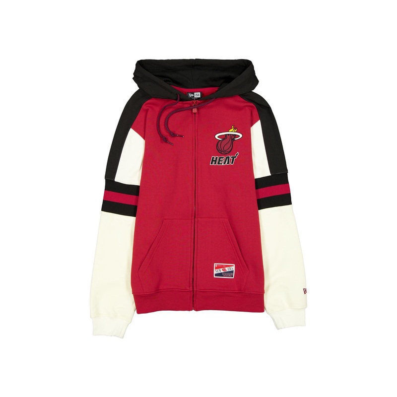 Miami Heat Throwback Zipper Hoodie S
