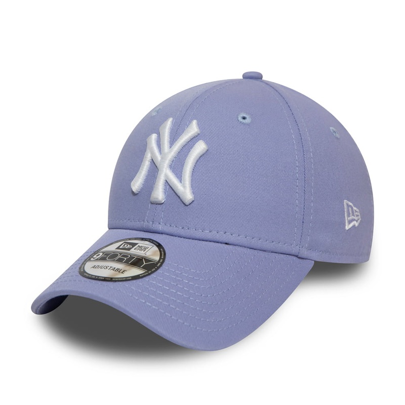 New Era Womens 9FORTY New York Yankees Baseball Cap – MLB League Essential – Lavender Adjustable