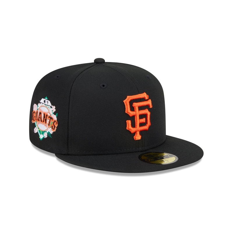 San Francisco Giants Floral Undervisor 59FIFTY Fitted Hat 7
