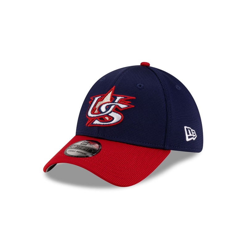 USA Baseball 2025 Batting Practice 39THIRTY Stretch Fit Hat S/M
