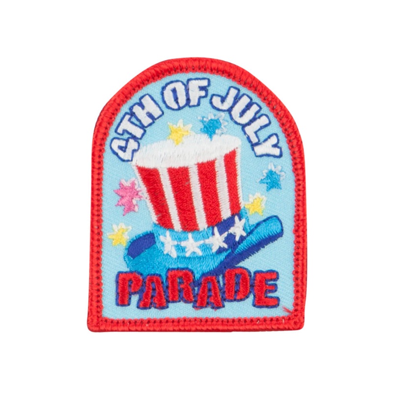 4th of July Parade Patches Red One Size