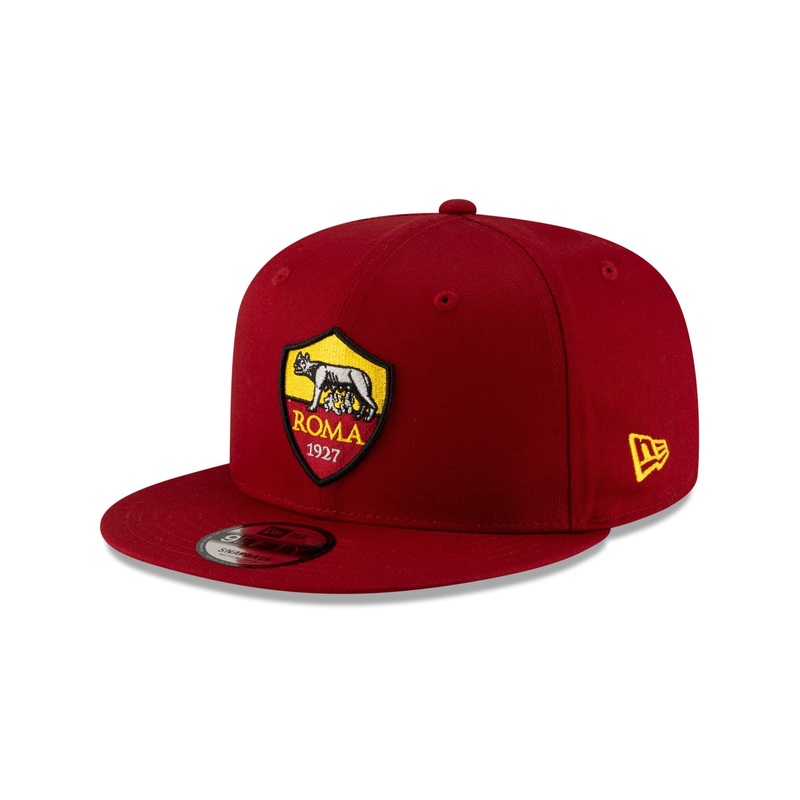 AS Roma Red 9FIFTY Snapback Hat S/M
