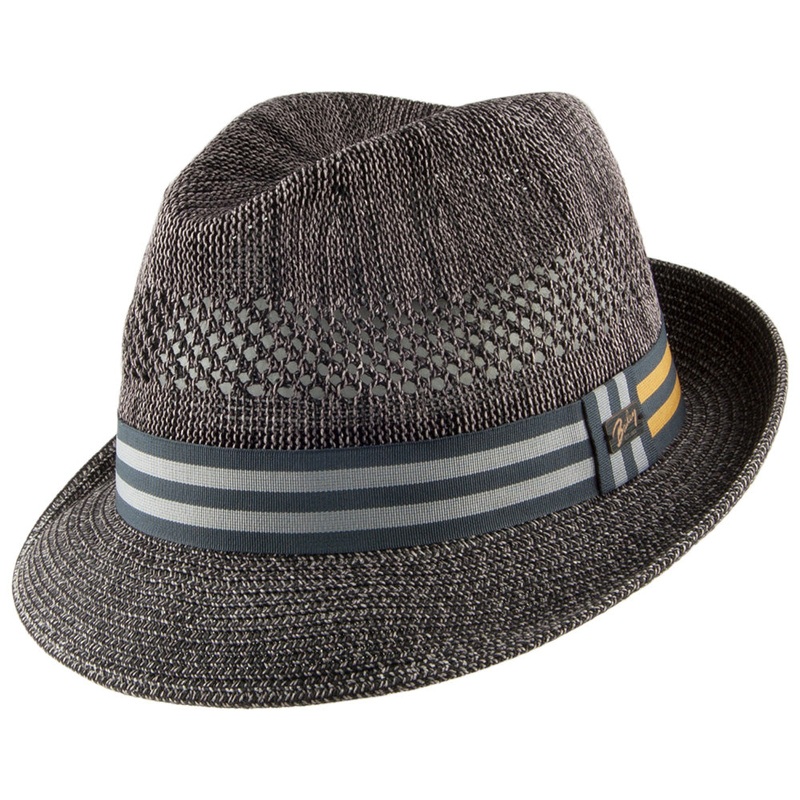 Bailey Hats Berle Trilby Hat – Charcoal S