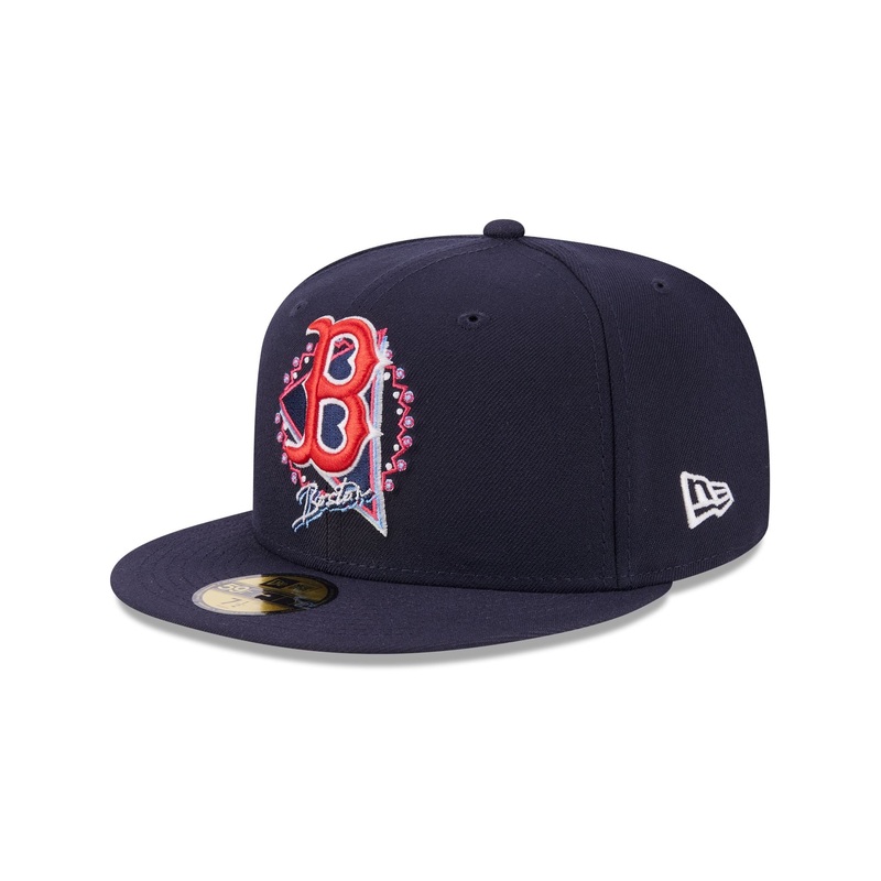 Boston Red Sox Glow-In-The-Dark 59FIFTY Fitted Hat 7