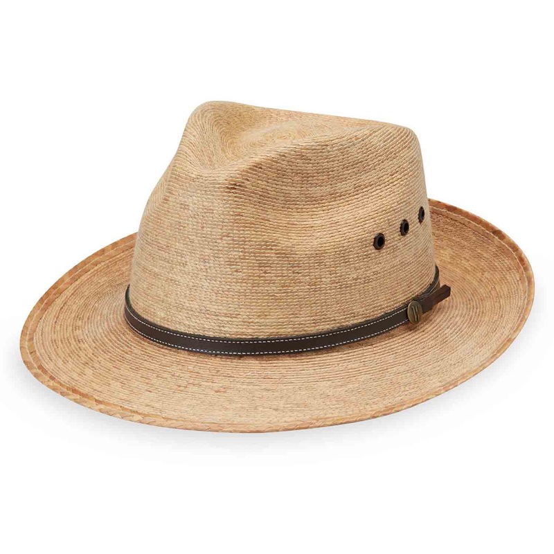 Cortez Braided Palm Hat – Wallaroo Hats Camel M/L (58 cm)