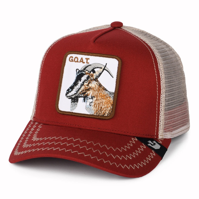 Goorin Bros. Goat Trucker Cap – Red Adjustable