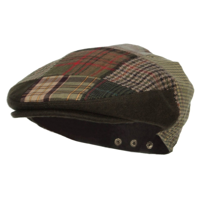 Men’s Mix Wool Blend Ivy Cap Navy One Size