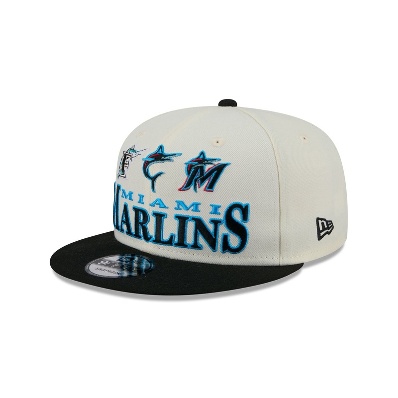 Miami Marlins Archive 9FIFTY Snapback Hat One Size