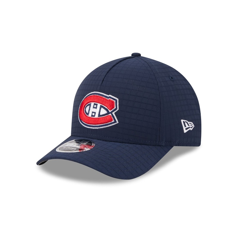 Montreal Canadiens Ripstop 9FORTY M-Crown A-Frame Snapback Hat One Size