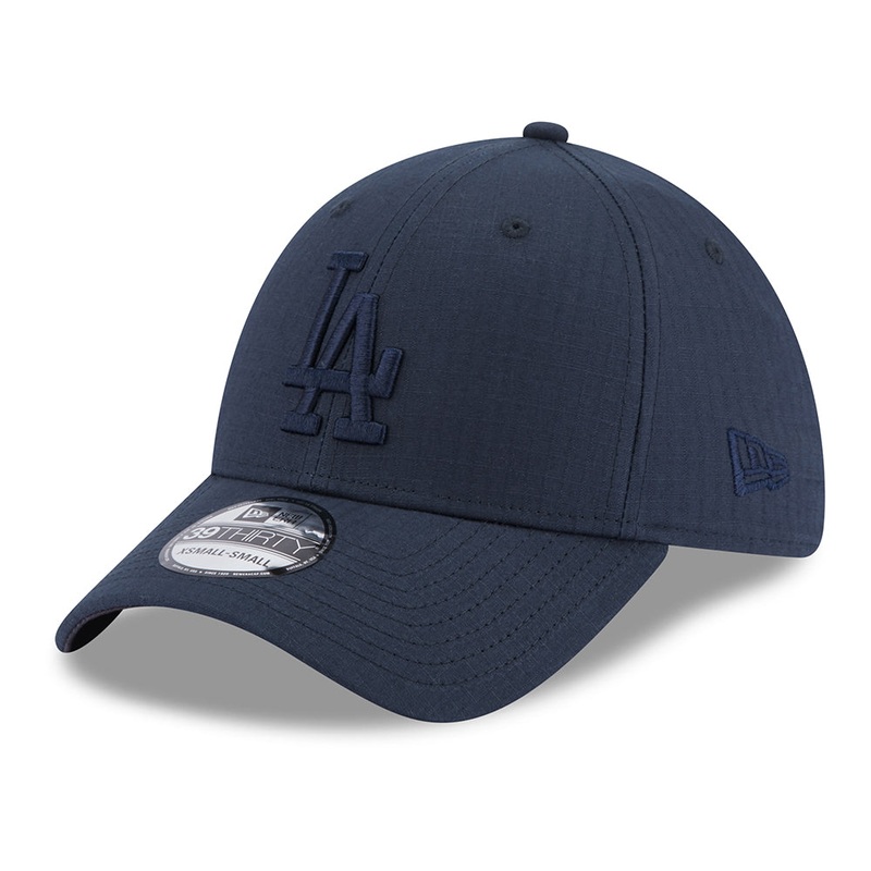 New Era 39THIRTY L.A. Dodgers Baseball Cap – MLB Ripstop – Navy On Navy Small/Medium