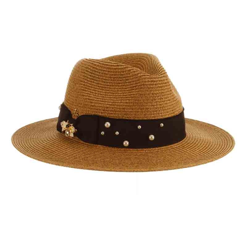 Pearls and Rhinestone Studded Bee Safari Hat – The Pearls Collection Toast