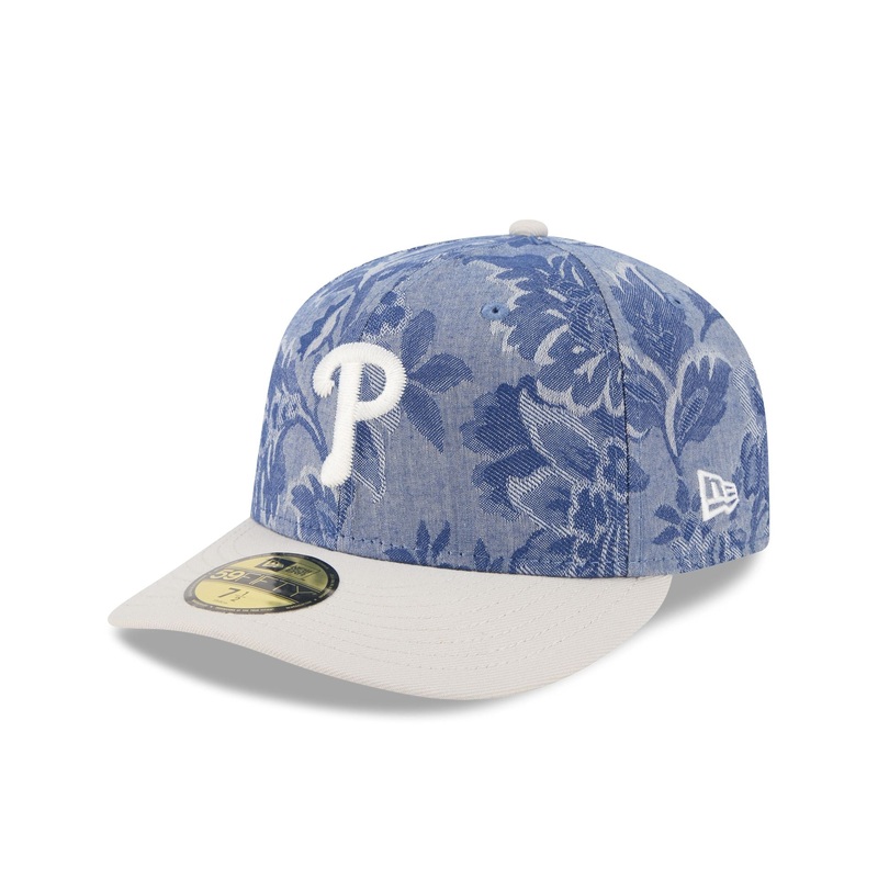 Philadelphia Phillies Two-Tone Denim 59FIFTY Fitted Hat 7